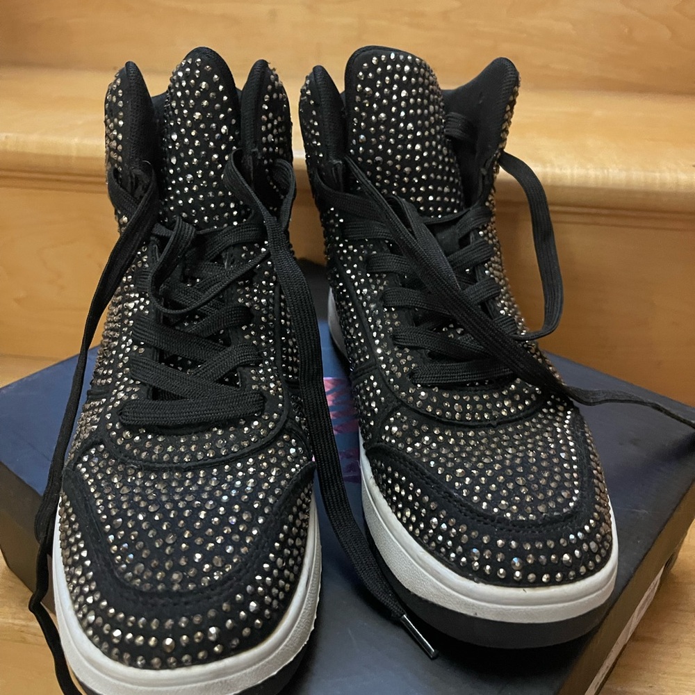 Studded High-Top Sneakers (Used)
